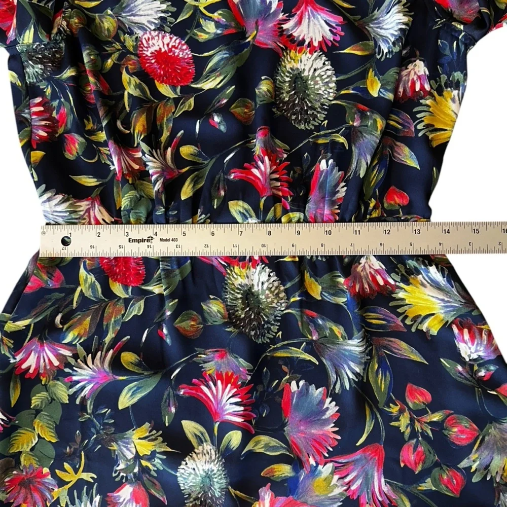 J.Crew Flouncy Hem Dress in Painted Floral - Size 2